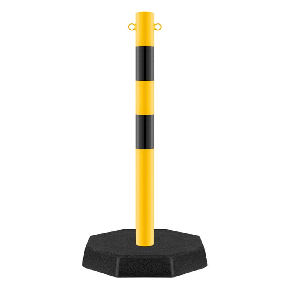 ROBUSTO Kettenpfosten-Set STAHL, gelb/s, Ø 6 cm, 100 cm-0