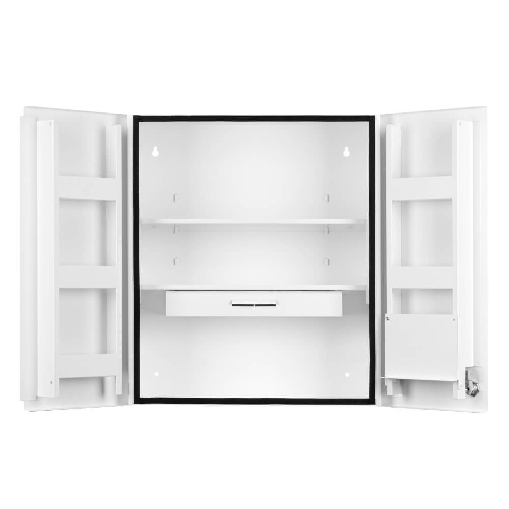SÖHNGEN Verbandschrank Hamburg-Rom, weiß, Stahlblech, 40,4 x 17 x 46,2 cm, leer-3