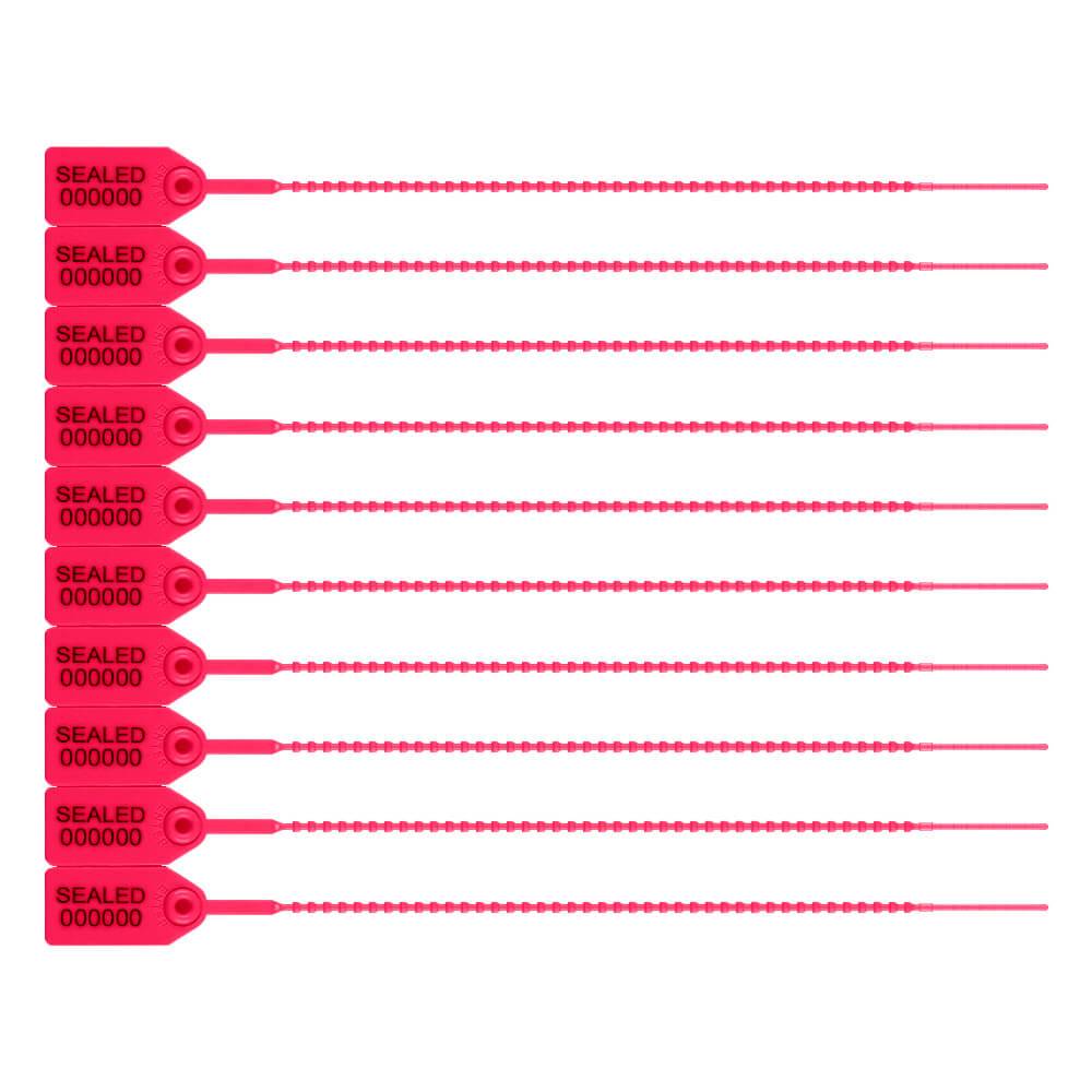 TMS SHORT SEAL APS 250, Durchziehplombe, rot, PP, Ø 2,8 mm, 25 cm, 1000 Stück-1
