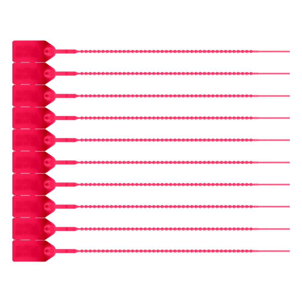 TMS SHORT SEAL APS 250, Durchziehplombe, rot, PP, Ø 2,8 mm, 25 cm, 1000 Stück-2