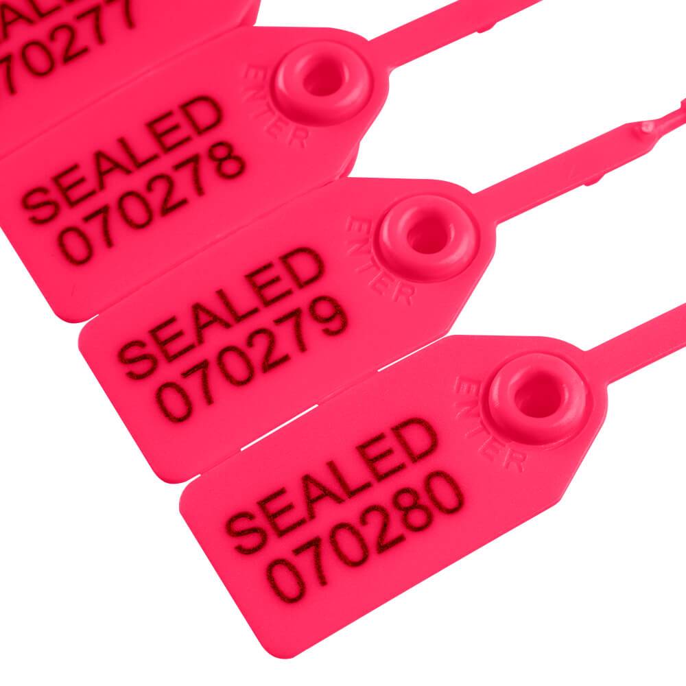 TMS SHORT SEAL APS 250, Durchziehplombe, rot, PP, Ø 2,8 mm, 25 cm, 1000 Stück-3