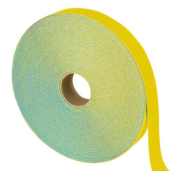 Bodenmarkierung Extern antirutsch, retroreflektierend, gelb, 5 cm, 50 m/Rolle