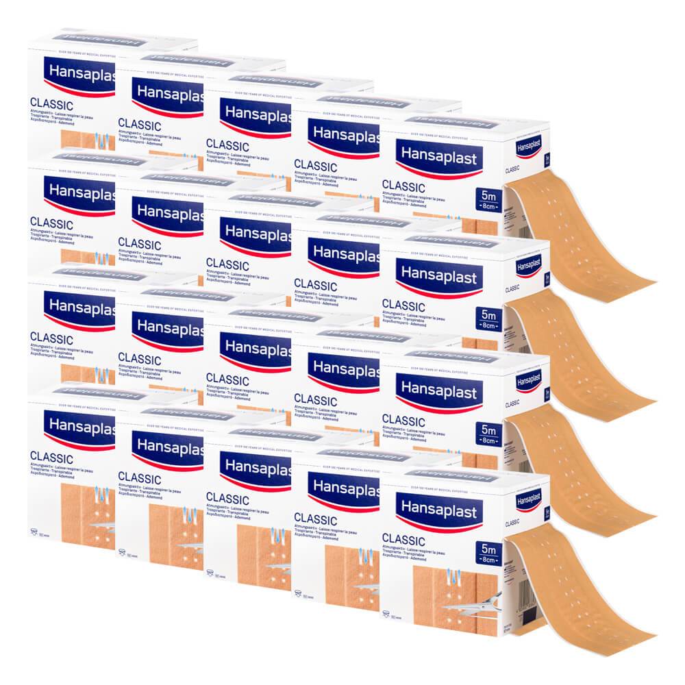 BIGPACK HANSAPLAST Pflaster Classic, 20 zuschneidbare Rollen, 5 m x 8 cm-0