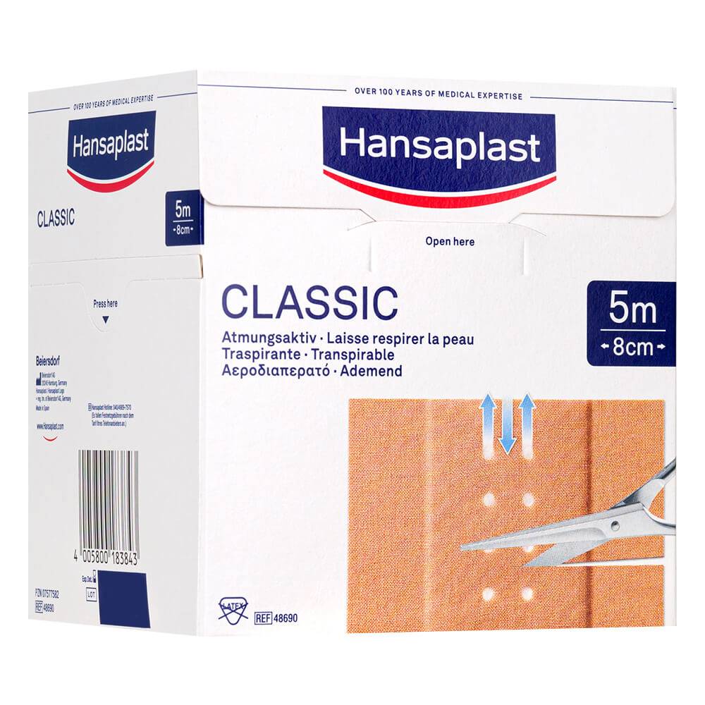 BIGPACK HANSAPLAST Pflaster Classic, 20 zuschneidbare Rollen, 5 m x 8 cm-2