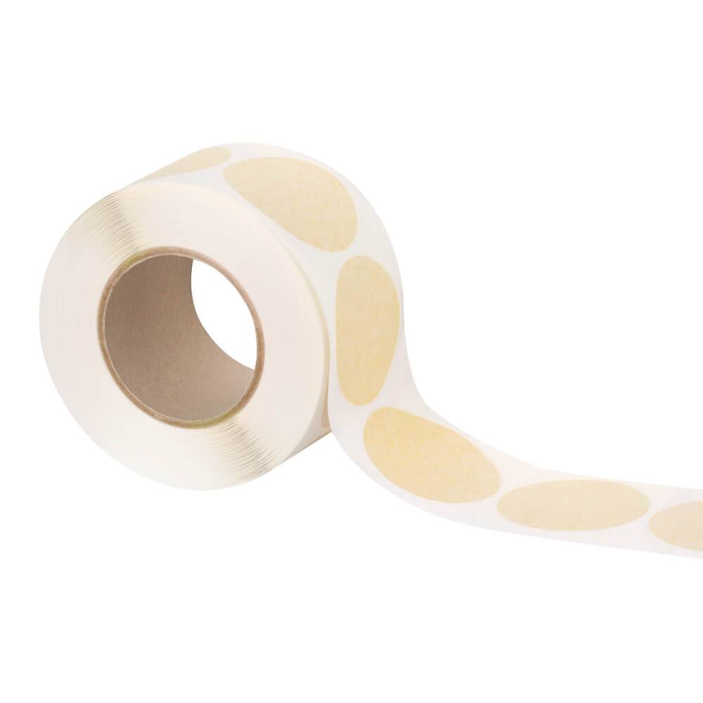 Bodenmarkierungspunkte, strapazierfähig, gelb, Ø 6,8 cm, 450/Rolle-1