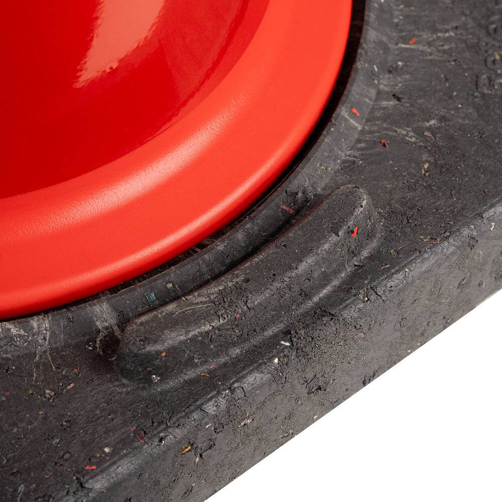 5 Stück: Leitkegel, rot/weiß, voll reflektierend, BASt-geprüft, T+N, 50 cm-2