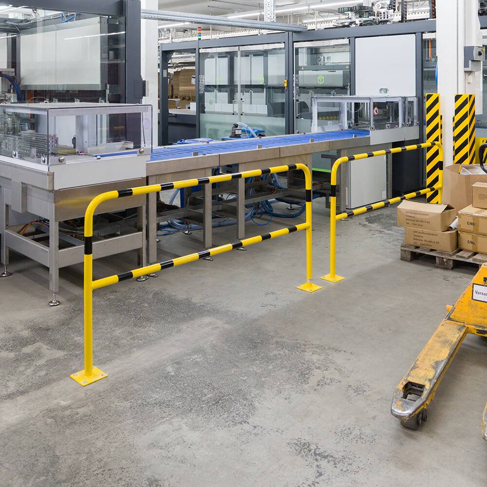 BIGPACK 2x ROBUSTO Rammschutzbügel ECO, Knieholm, g/s, aufdübeln, 200 x 100 cm-3