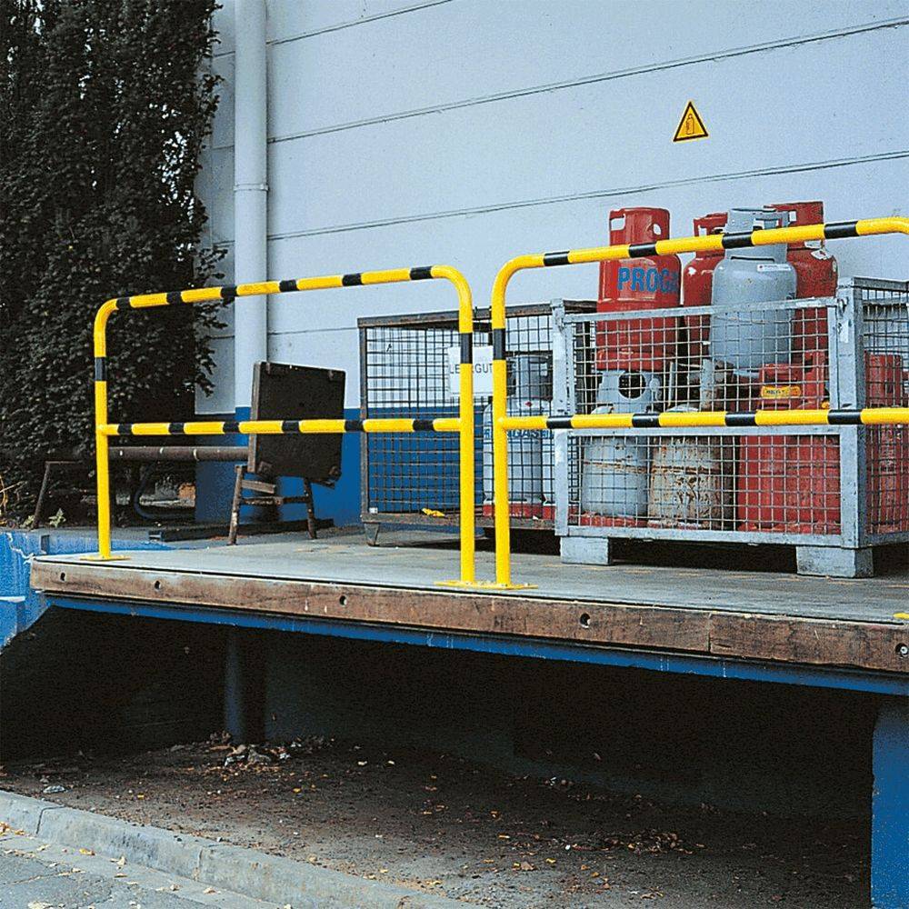 BIGPACK 2x ROBUSTO Rammschutzbügel ECO, Knieholm, g/s, aufdübeln, 200 x 100 cm-4