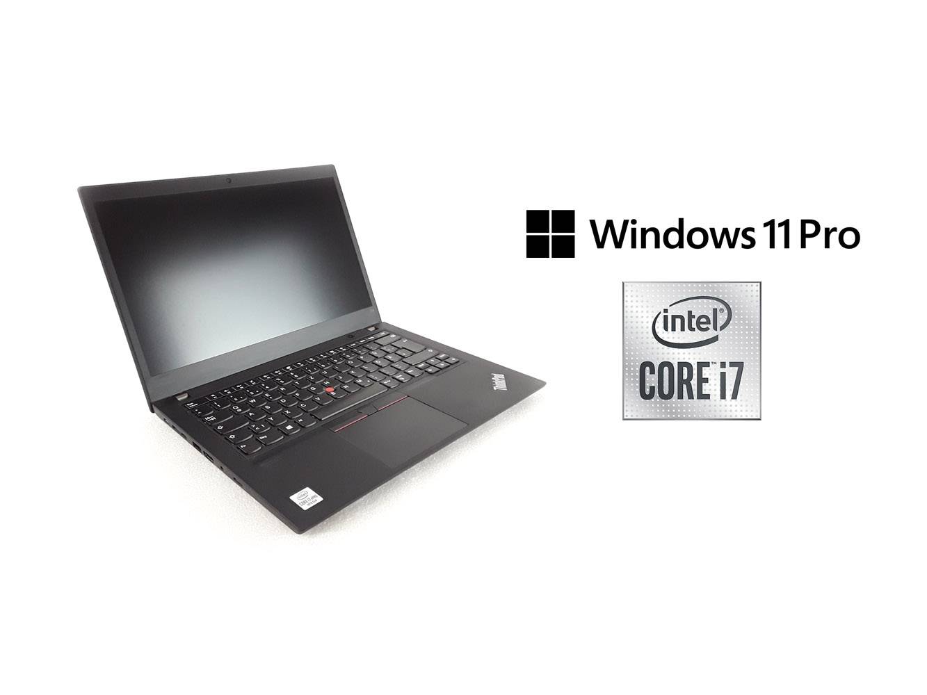 Lenovo ThinkPad T14 Gen1 14" FHD i7-10610U 16GB DDR4 256GB NVMe SSD Webcam Win11Pro - Refurbished A--0