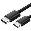 Ventarent USB-C Ladekabel 1 m, schwarz, beidseitiger USB-C Stecker