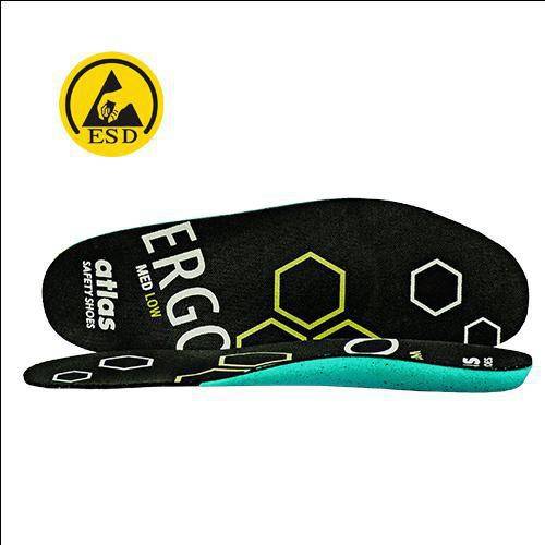 Einlegesohle ERGO MED green Gr.43 black ATLAS-0