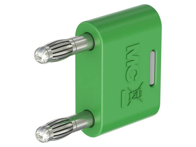 Stäubli KS-4N-19 Verbindungsstecker mit federnder MULTILAM grün-0