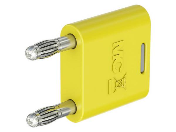 Stäubli KS2-4N-19 Verbindungsstecker mit federnder MULTILAM gelb