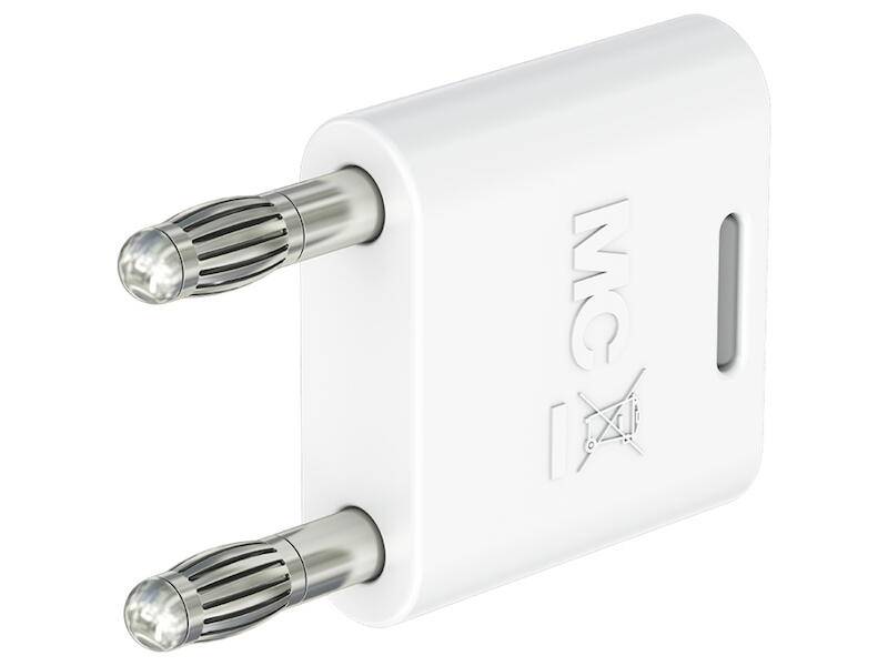 Stäubli KS2-4N-19 Verbindungsstecker mit federnder MULTILAM weiß-0