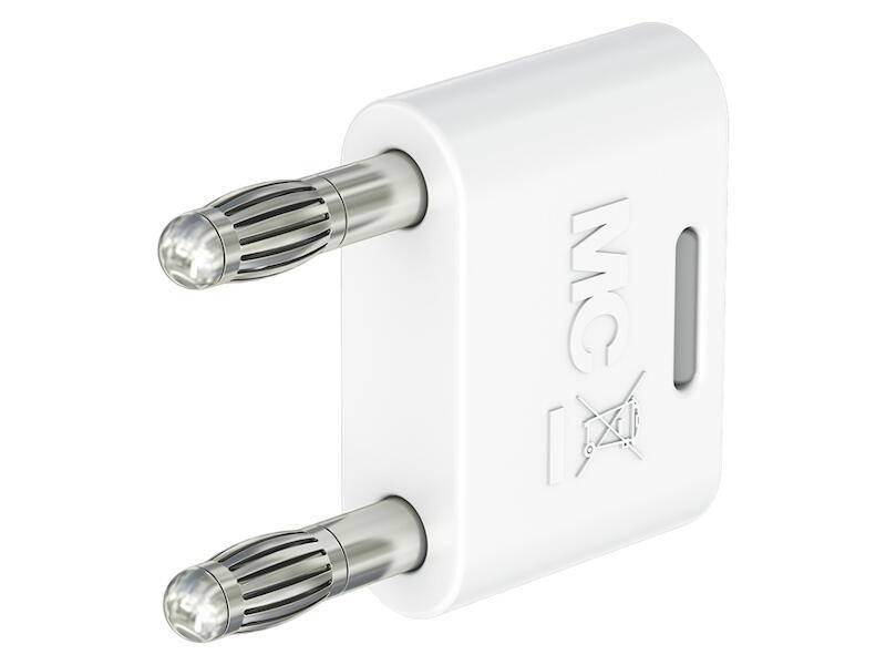 Stäubli KS-4N-19 Verbindungsstecker mit federnder MULTILAM weiß-0