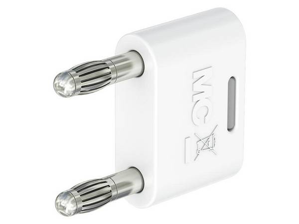 Stäubli KS-4N-19 Verbindungsstecker mit federnder MULTILAM weiß
