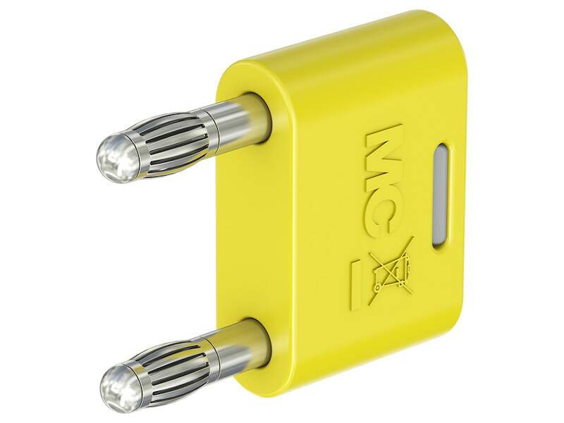 Stäubli KS-4N-19 Verbindungsstecker mit federnder MULTILAM gelb-0