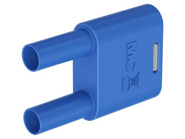 Stäubli SKS2-4N-19 Sicherheits-Verbindungsstecker 4 mm mit federnder MULTILAM blau