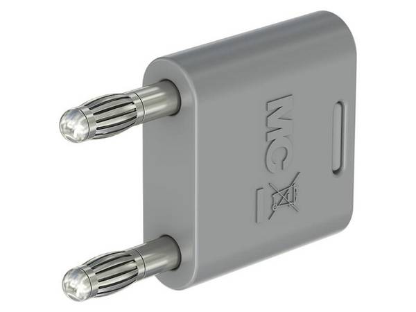 Stäubli KS2-4N-19 Verbindungsstecker mit federnder MULTILAM grau