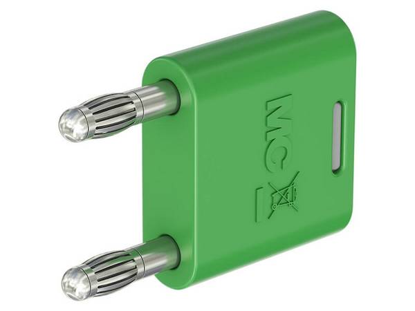 Stäubli KS2-4N-19 Verbindungsstecker mit federnder MULTILAM grün