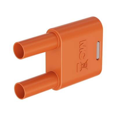 Stäubli SKS2-4N-19 Sicherheits-Verbindungsstecker 4 mm mit federnder MULTILAM orange-0
