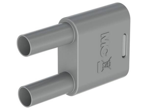 Stäubli SKS2-4N-19 Sicherheits-Verbindungsstecker 4 mm mit federnder MULTILAM grau