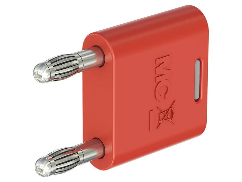 Stäubli KS2-4N-19 Verbindungsstecker mit federnder MULTILAM rot-0