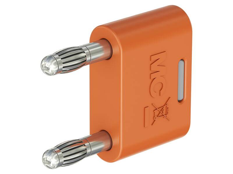 Stäubli KS-4N-19 Verbindungsstecker mit federnder MULTILAM orange-0