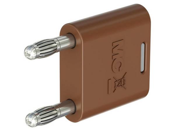 Stäubli KS2-4N-19 Verbindungsstecker mit federnder MULTILAM braun