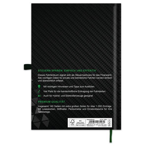 Fahrtenbuch Premium für Pkw - A5.-1