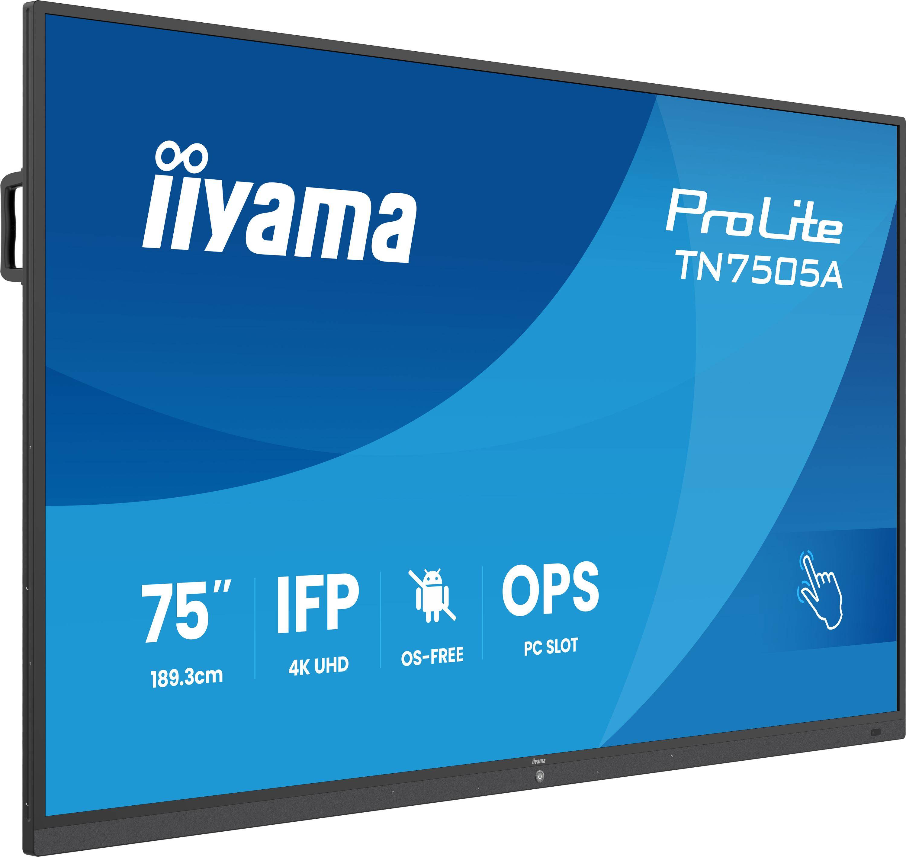 iiyama 75" IFP OS-Free 40-Points DeepContrast+ Flachbildschirm TFT/LCD IPS-0