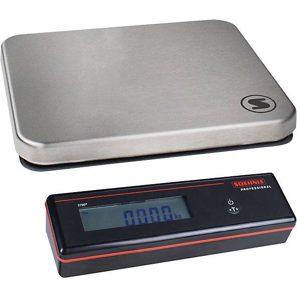 Tischwaage mit Anzeigegerät Wägebereich bis 30 kg Wägeplatte 310 x 275 x 20 mm. Soehnle Industrial Solutions