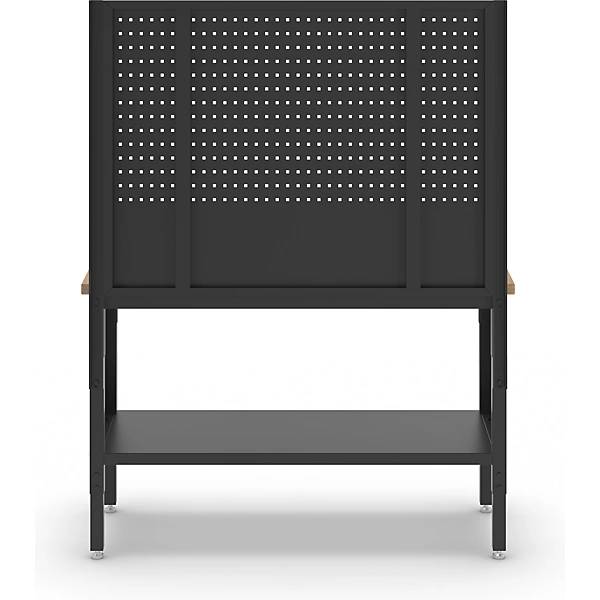 Werkbank BLACKLINE ohne Unterbauschrank mit Lochwand Plattenbreite 1524 mm. Simon Evers & CO. GmbH 84577449-4