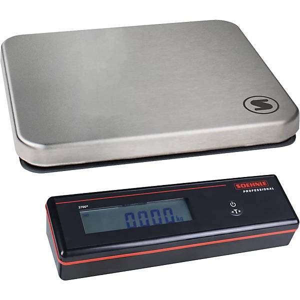 Tischwaage mit Anzeigegerät Wägebereich bis 15 kg Wägeplatte 310 x 275 x 20 mm. Soehnle Industrial Solutions
