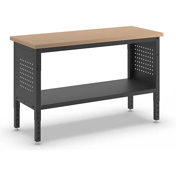 Werkbank BLACKLINE ohne Unterbauschrank Plattenbreite 1524 mm. Simon Evers & CO. GmbH 84577049-0