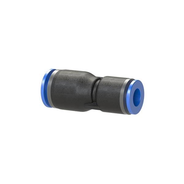 RIEGLER Gerade Steckverbindung »Blaue Serie«, reduzierend, für Schlauch-Außen-Ø 10/6 mm, pmax kurzzeitig 15 bar, Kunstst