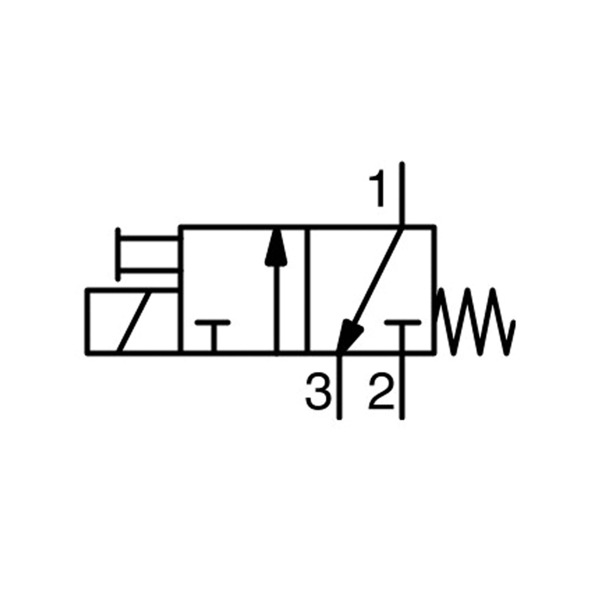 3/2-Wege-MV, MS, NC, direktg, 230V AC, 50-60Hz, G 1/8, PN 0-15bar-2