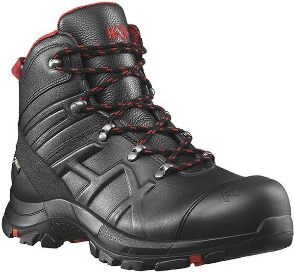Sicherheitsstiefel BLACK EAGLE 54, MID, S3, schwarz-rot, Gr.14,5 (50