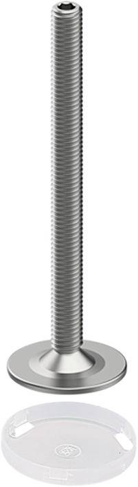 HETTICH Sockelverstellschraube M8 x 100mm Stahl verzinkt-0