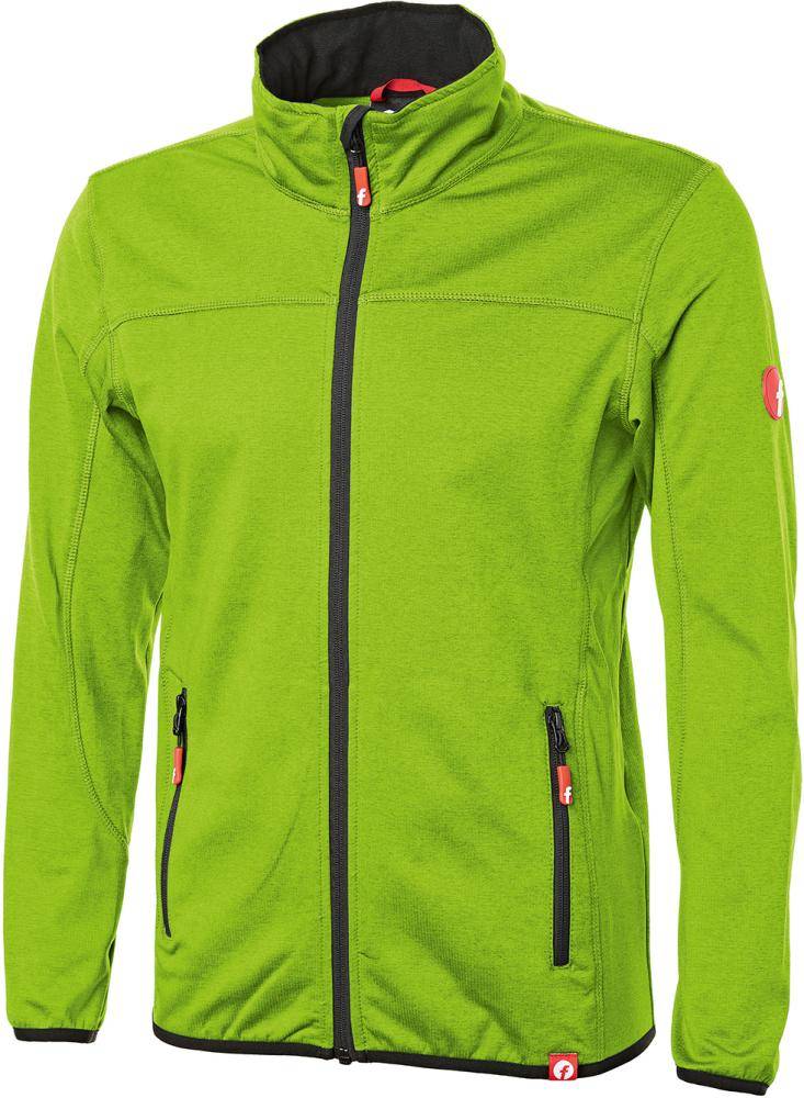 Tech-Fleecejacke lime/schwarz meliert Gr. 3XL Fortis Elements-0