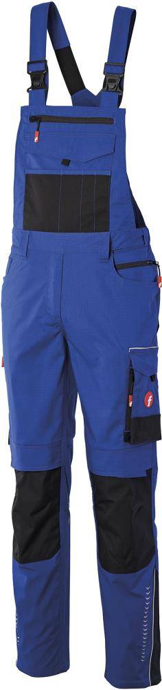 FORTIS Damen-Latzhose Performance kornblau/schwarz Gr. 34