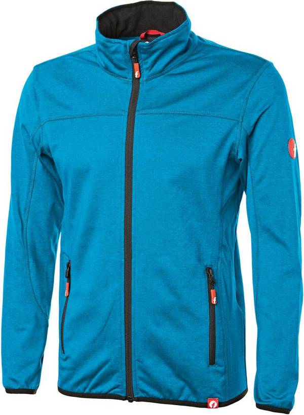 Tech-Fleecejacke türkis/schwarz meliert Gr. L Fortis Elements