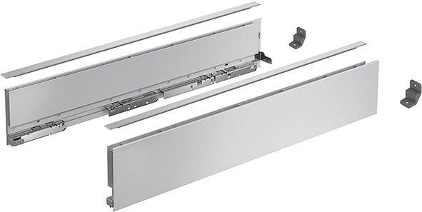 HETTICH Schubkastenzarge AvanTech YOU Set 650mm H101mm links und rechts silber-0