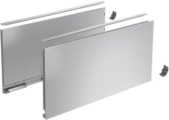 HETTICH Schubkastenzarge AvanTech YOU Set 400mm H251mm links und rechts silber-0