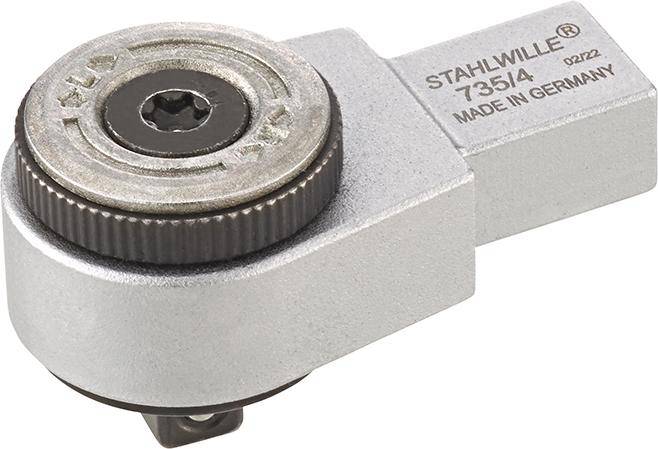 Einsteck-Umschaltknarre 1/4" 9x12mm 60 Zähne Stahlwille-0