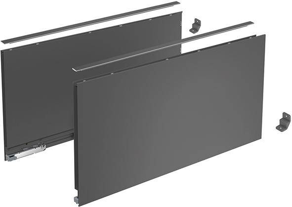 HETTICH Schubkastenzarge AvanTech YOU Set 450mm H251mm links und rechts anthrazit-0
