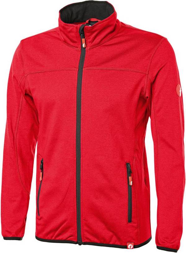 Tech-Fleecejacke rot/schwarz meliert Gr. 3XL Fortis Elements