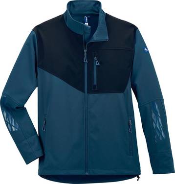 SCHEIBLER Softshelljacke Expansible 8526 ocean/schwarz Gr. 3XL