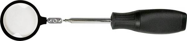 Inspektionslupe Gesamt-L.250mm Magnetkopf-D.50mm HESSE