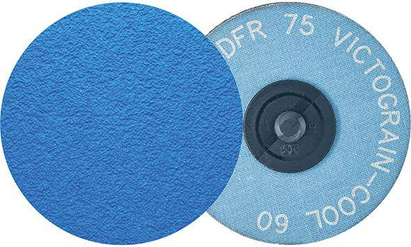 Fiberschleifscheibe CDR Ø 75 mm Keramik P60+ VICTORGRAIN-COOL PFERD-0